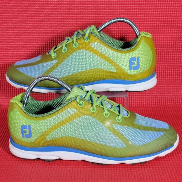 FootJoy Shoes - FootJoy EmPower Green/Blue Spikeless Golf Shoes - Size 8.5 - 98001